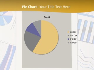 A Tablet On Top Of A Pile Of Papers With A Pen PowerPoint Template