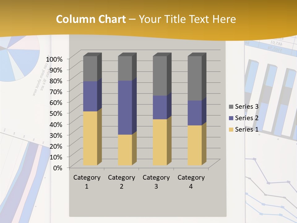A Tablet On Top Of A Pile Of Papers With A Pen PowerPoint Template