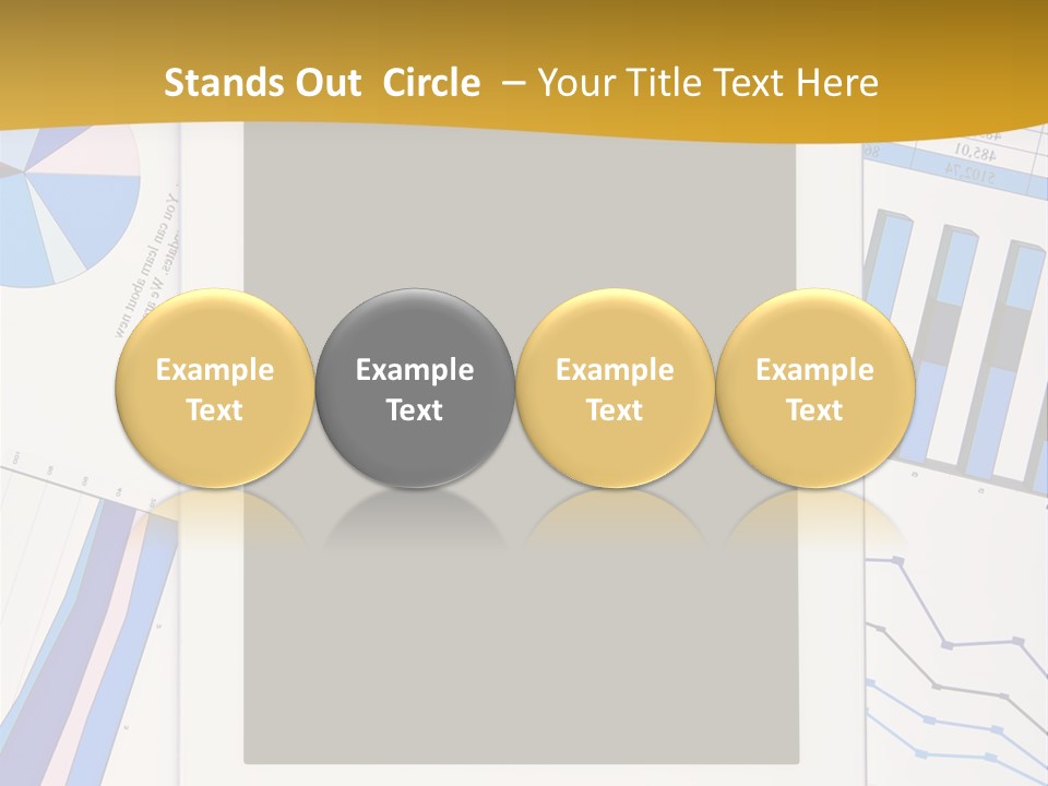 A Tablet On Top Of A Pile Of Papers With A Pen PowerPoint Template