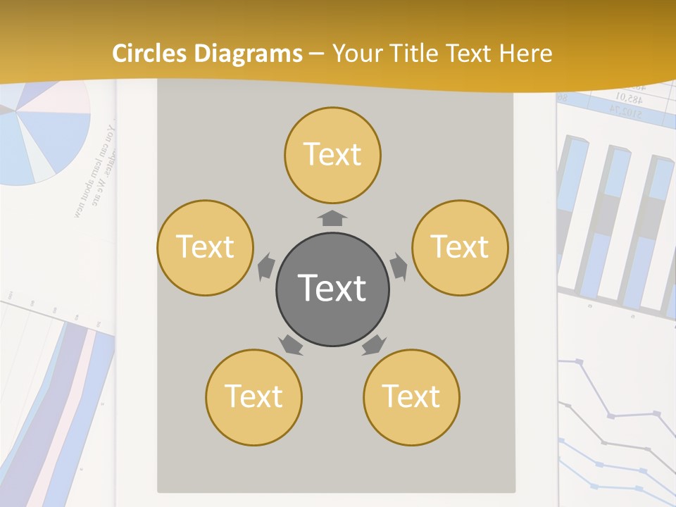 A Tablet On Top Of A Pile Of Papers With A Pen PowerPoint Template