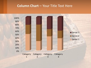 A Wooden Abacusk Sitting On Top Of A Wooden Table PowerPoint Template
