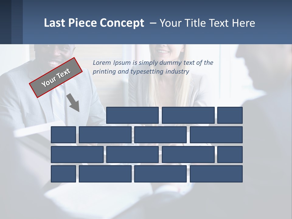 A Group Of People Sitting Around A Table PowerPoint Template