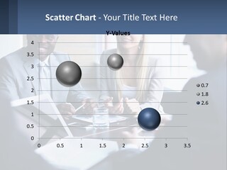 A Group Of People Sitting Around A Table PowerPoint Template