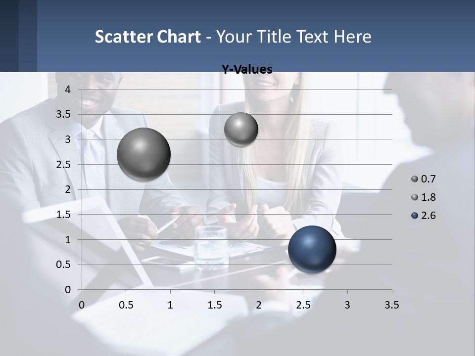 A Group Of People Sitting Around A Table PowerPoint Template