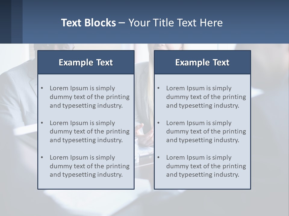 A Group Of People Sitting Around A Table PowerPoint Template