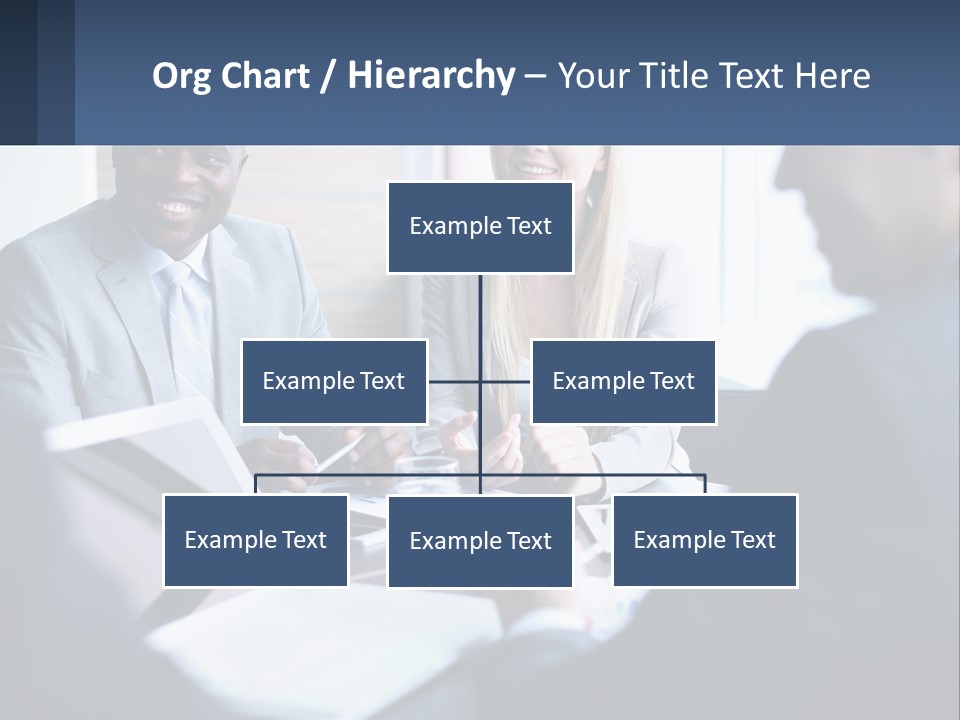 A Group Of People Sitting Around A Table PowerPoint Template