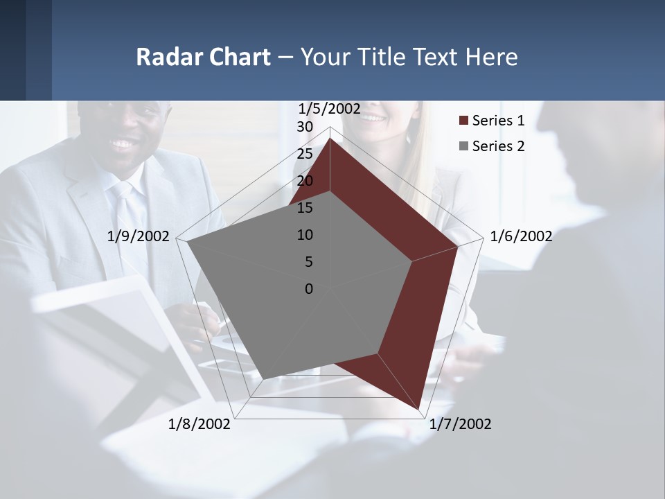 A Group Of People Sitting Around A Table PowerPoint Template
