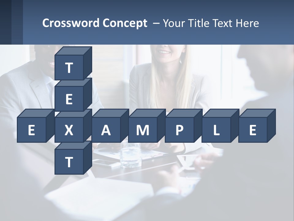 A Group Of People Sitting Around A Table PowerPoint Template