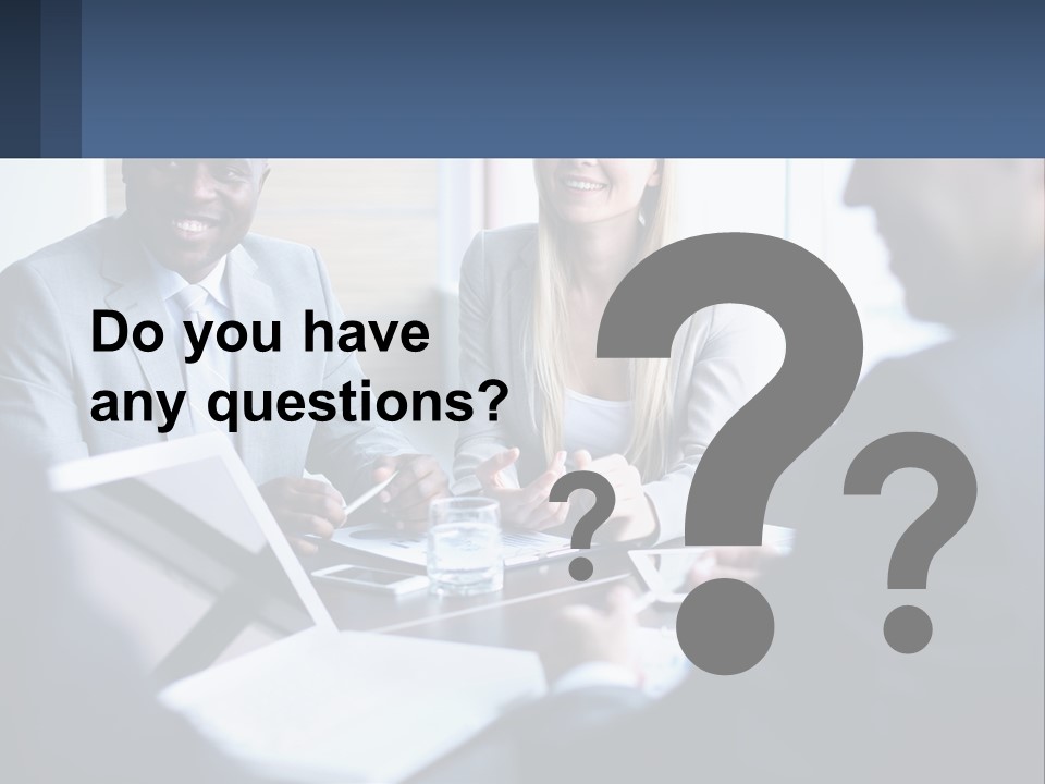 A Group Of People Sitting Around A Table PowerPoint Template