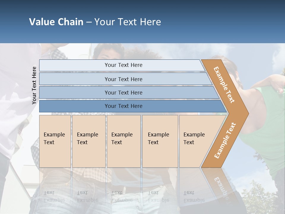 A Group Of People Standing Next To Each Other PowerPoint Template