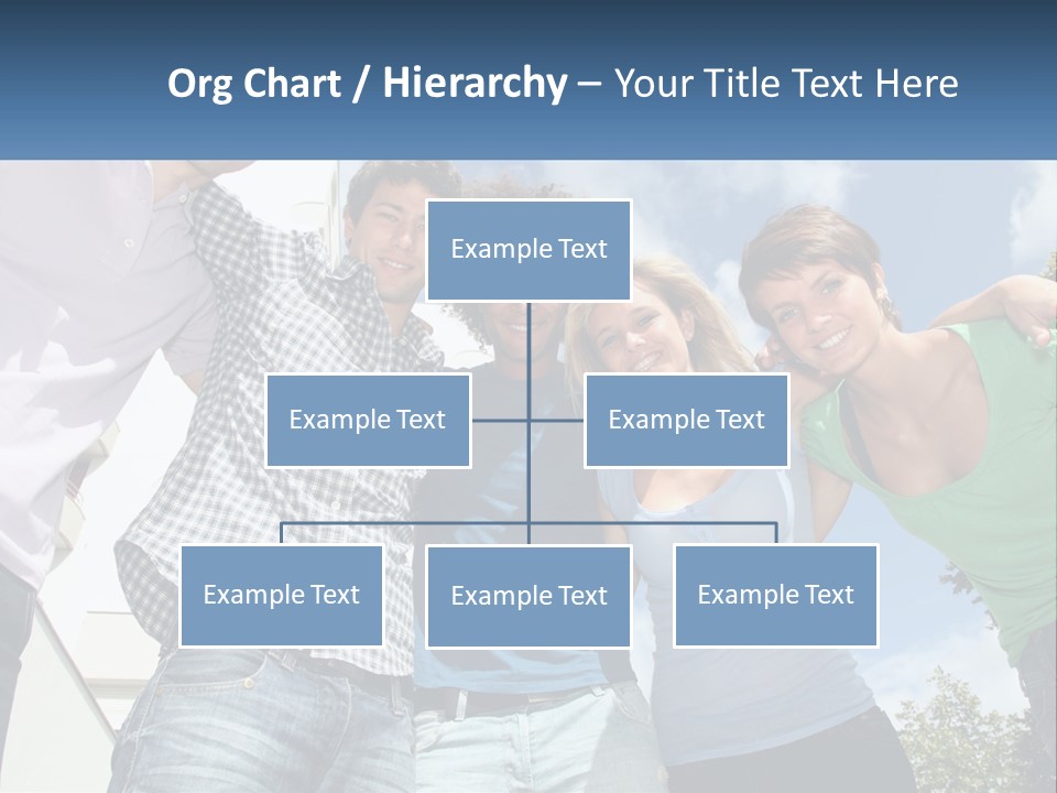 A Group Of People Standing Next To Each Other PowerPoint Template