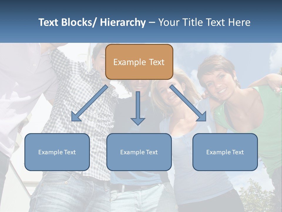 A Group Of People Standing Next To Each Other PowerPoint Template