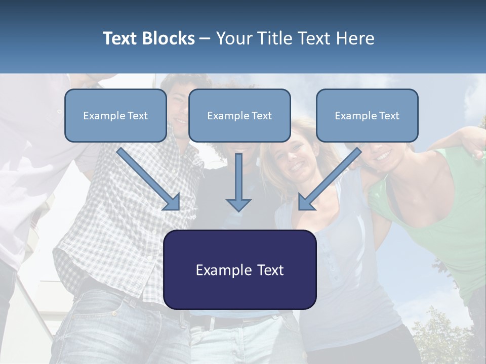 A Group Of People Standing Next To Each Other PowerPoint Template