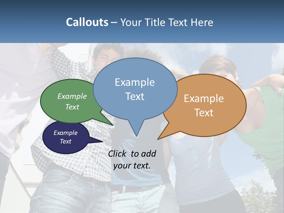 A Group Of People Standing Next To Each Other PowerPoint Template