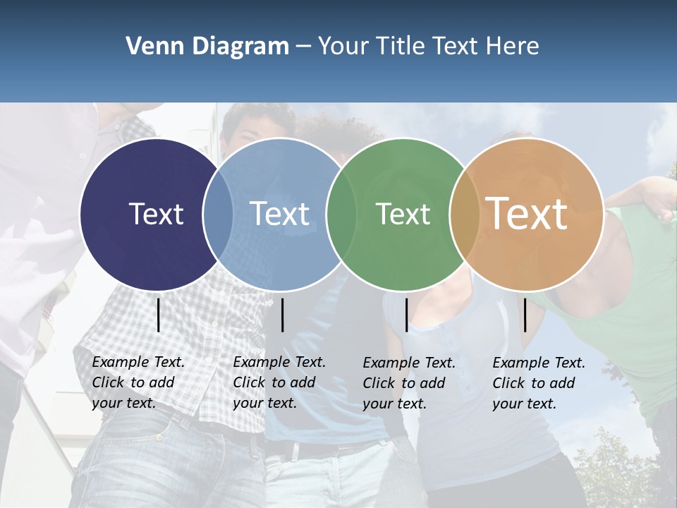 A Group Of People Standing Next To Each Other PowerPoint Template