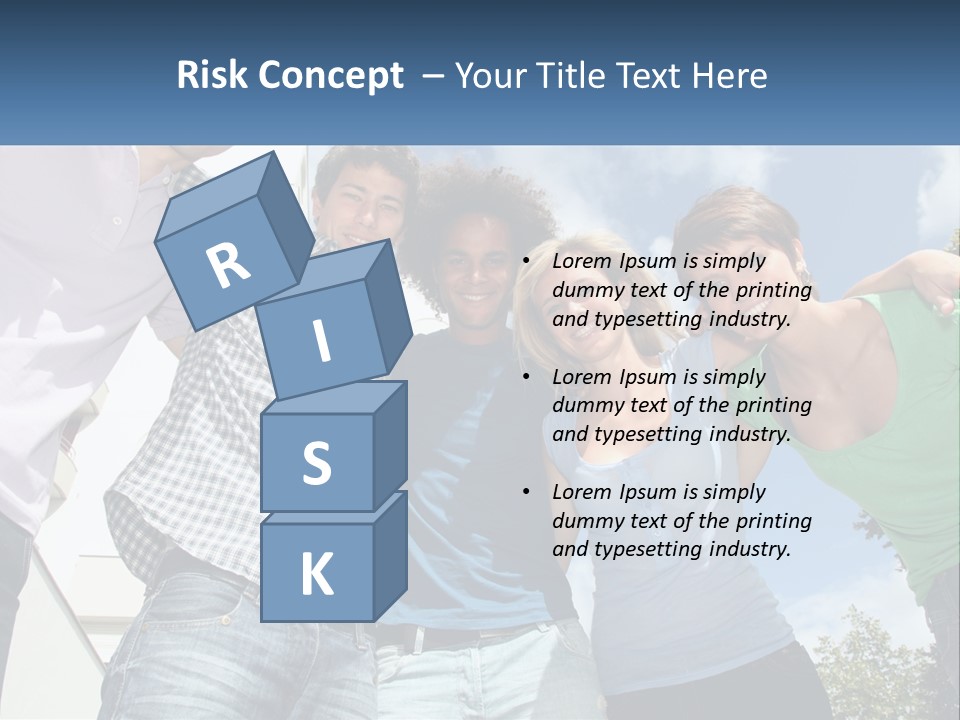 A Group Of People Standing Next To Each Other PowerPoint Template