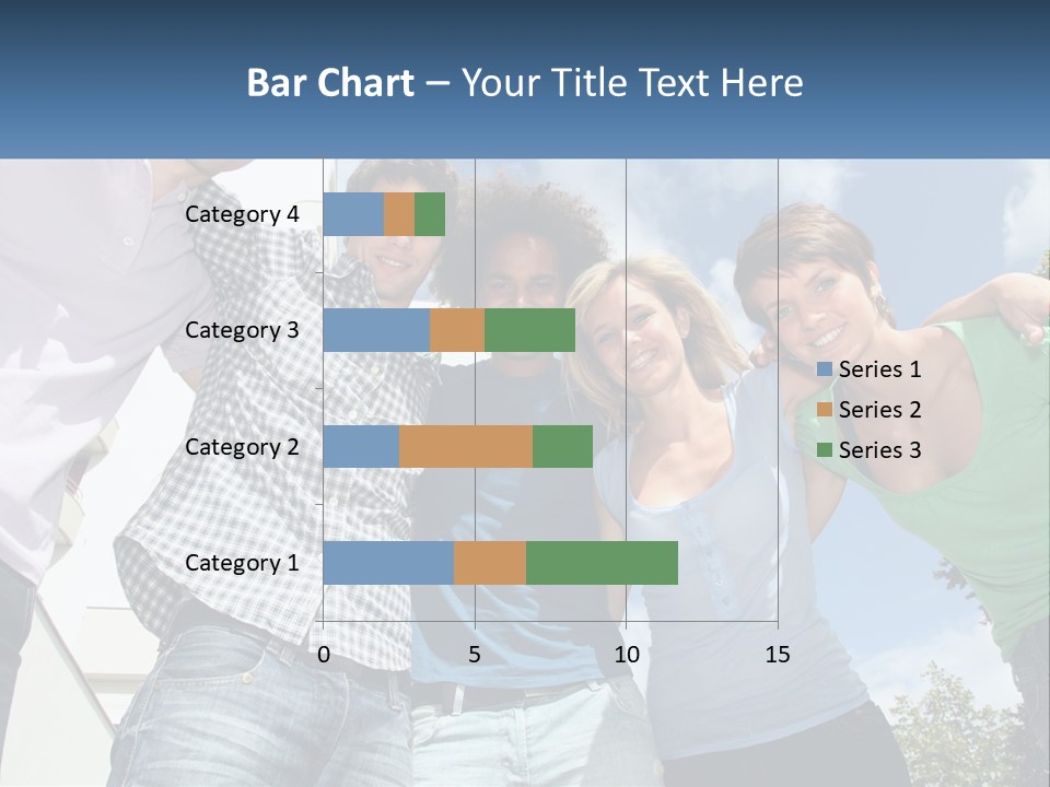 A Group Of People Standing Next To Each Other PowerPoint Template