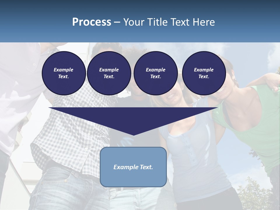 A Group Of People Standing Next To Each Other PowerPoint Template
