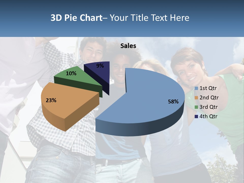 A Group Of People Standing Next To Each Other PowerPoint Template