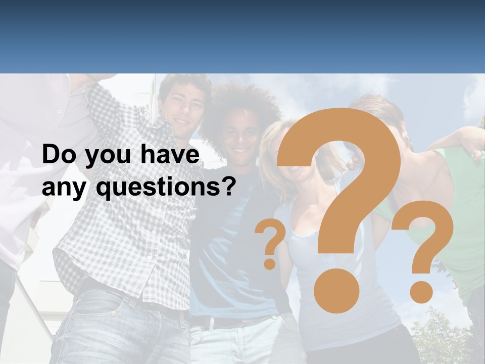 A Group Of People Standing Next To Each Other PowerPoint Template