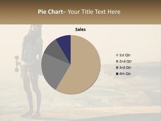 A Young Girl Holding A Skateboard Standing On A Pier PowerPoint Template