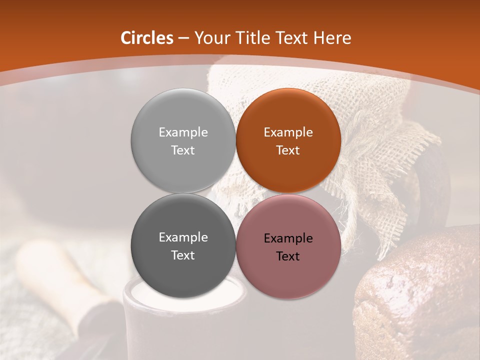 A Table Topped With A Loaf Of Bread And A Cup Of Coffee PowerPoint Template