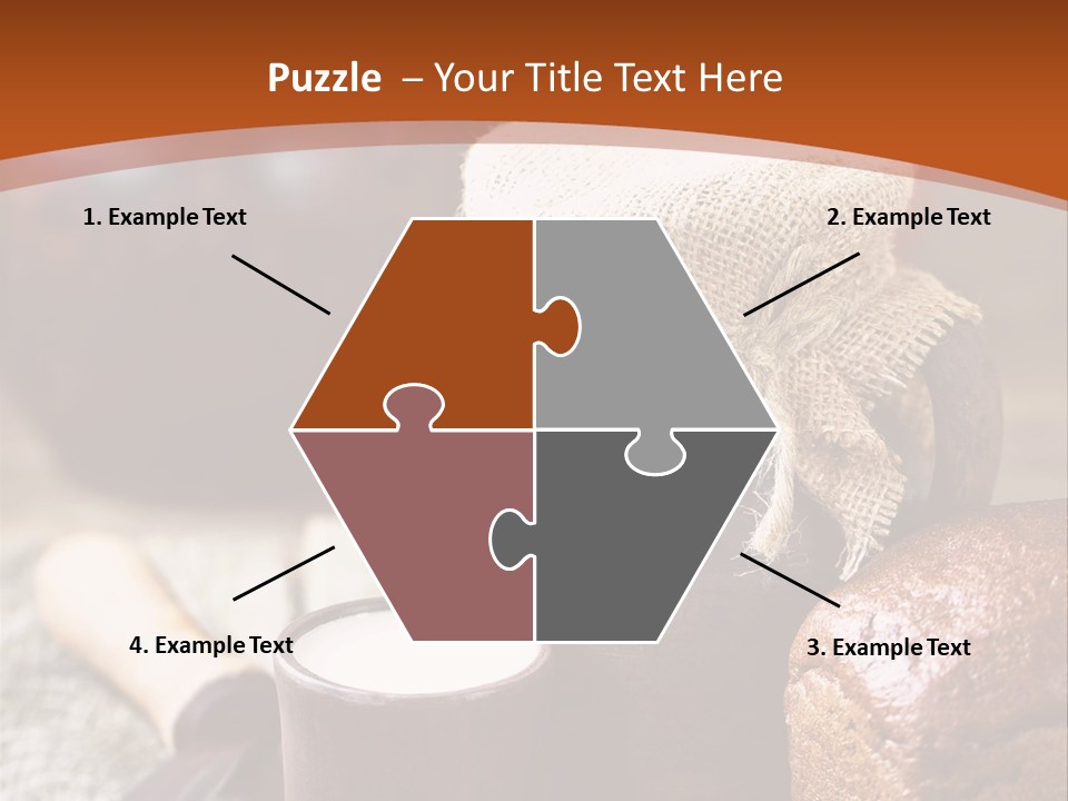 A Table Topped With A Loaf Of Bread And A Cup Of Coffee PowerPoint Template