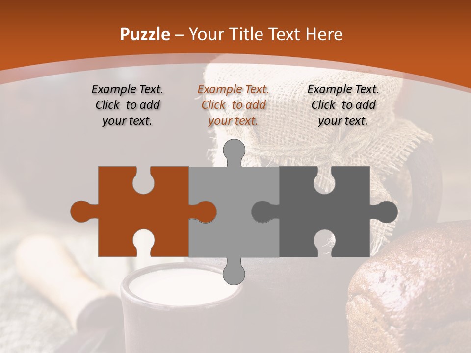 A Table Topped With A Loaf Of Bread And A Cup Of Coffee PowerPoint Template