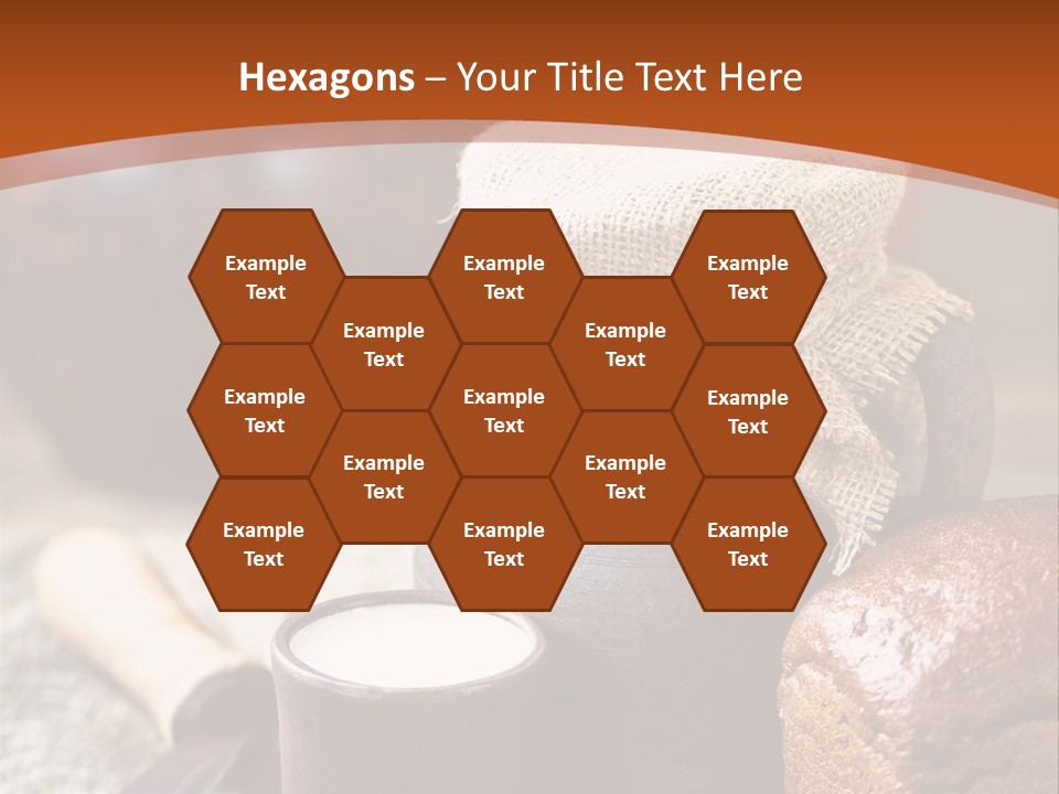 A Table Topped With A Loaf Of Bread And A Cup Of Coffee PowerPoint Template
