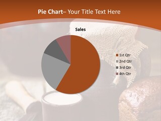 A Table Topped With A Loaf Of Bread And A Cup Of Coffee PowerPoint Template