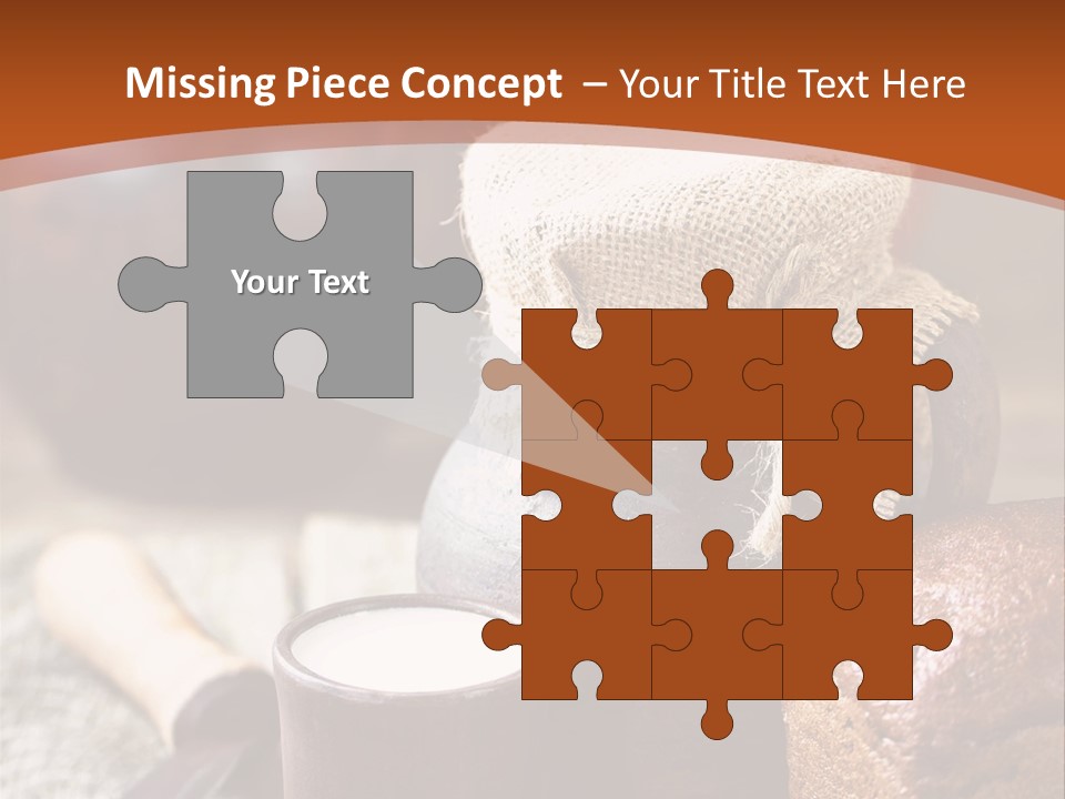 A Table Topped With A Loaf Of Bread And A Cup Of Coffee PowerPoint Template