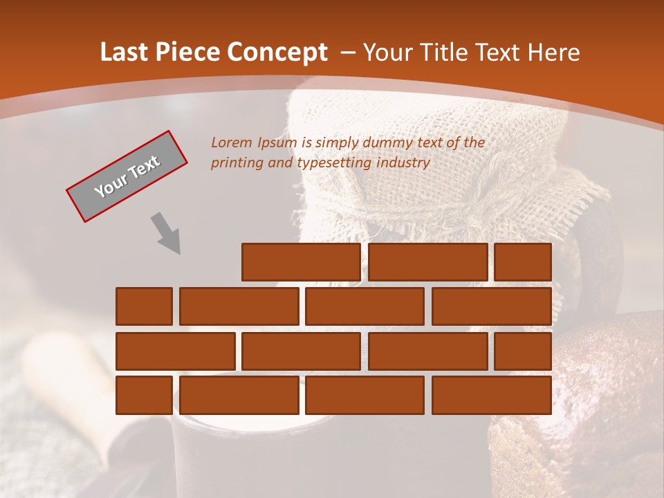 A Table Topped With A Loaf Of Bread And A Cup Of Coffee PowerPoint Template