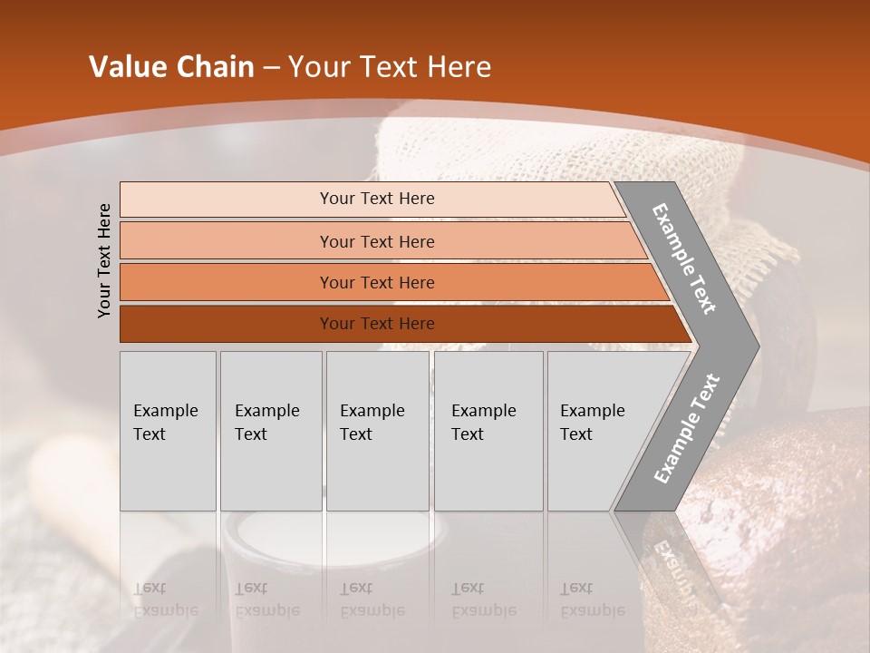A Table Topped With A Loaf Of Bread And A Cup Of Coffee PowerPoint Template