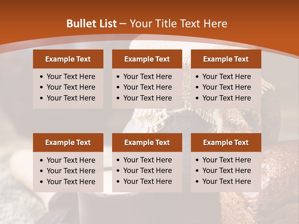 A Table Topped With A Loaf Of Bread And A Cup Of Coffee PowerPoint Template