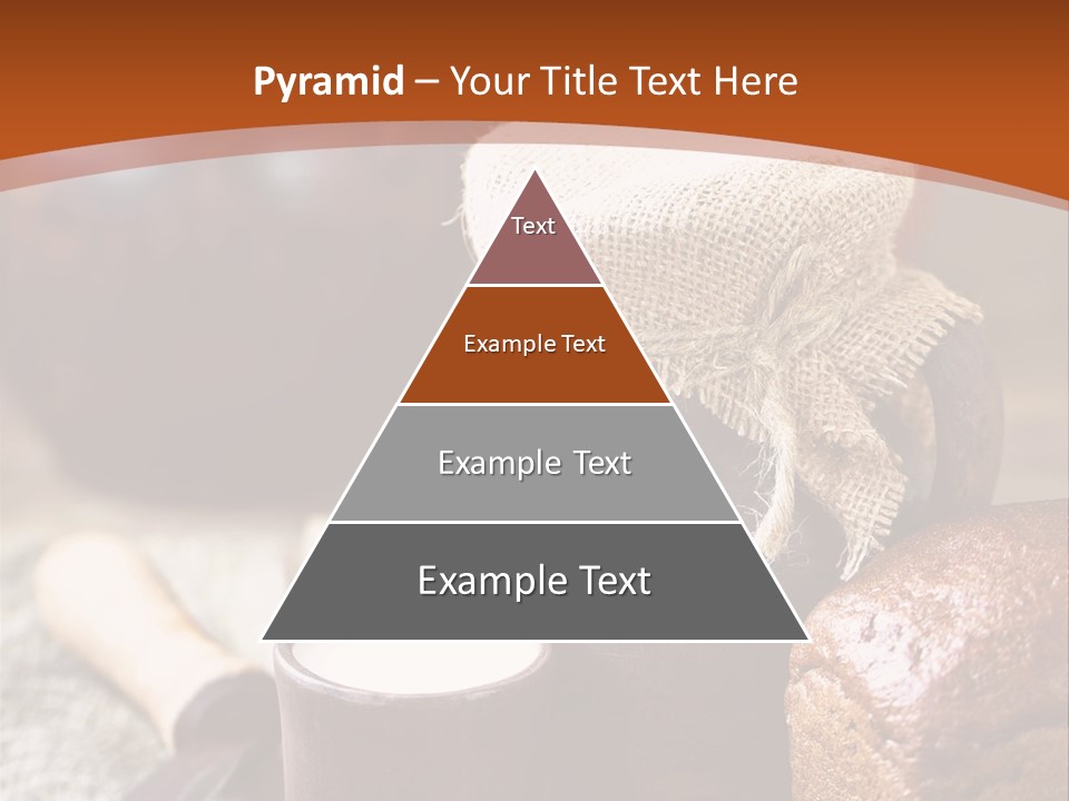 A Table Topped With A Loaf Of Bread And A Cup Of Coffee PowerPoint Template