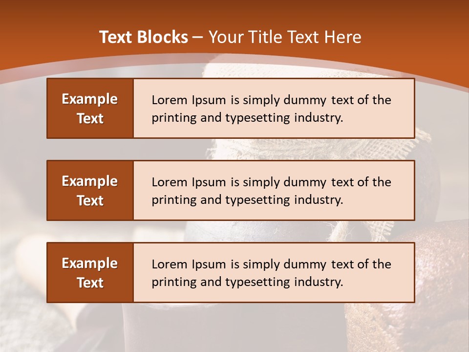 A Table Topped With A Loaf Of Bread And A Cup Of Coffee PowerPoint Template