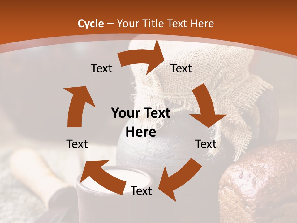 A Table Topped With A Loaf Of Bread And A Cup Of Coffee PowerPoint Template