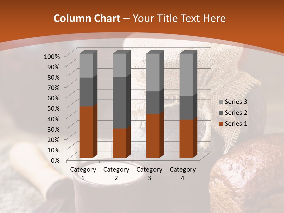 A Table Topped With A Loaf Of Bread And A Cup Of Coffee PowerPoint Template