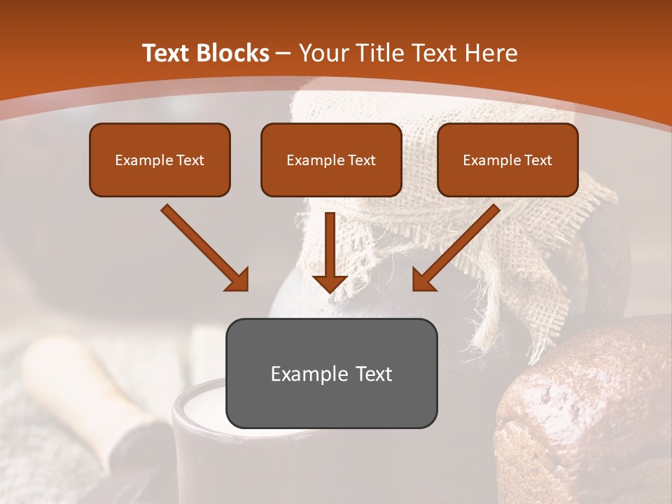 A Table Topped With A Loaf Of Bread And A Cup Of Coffee PowerPoint Template
