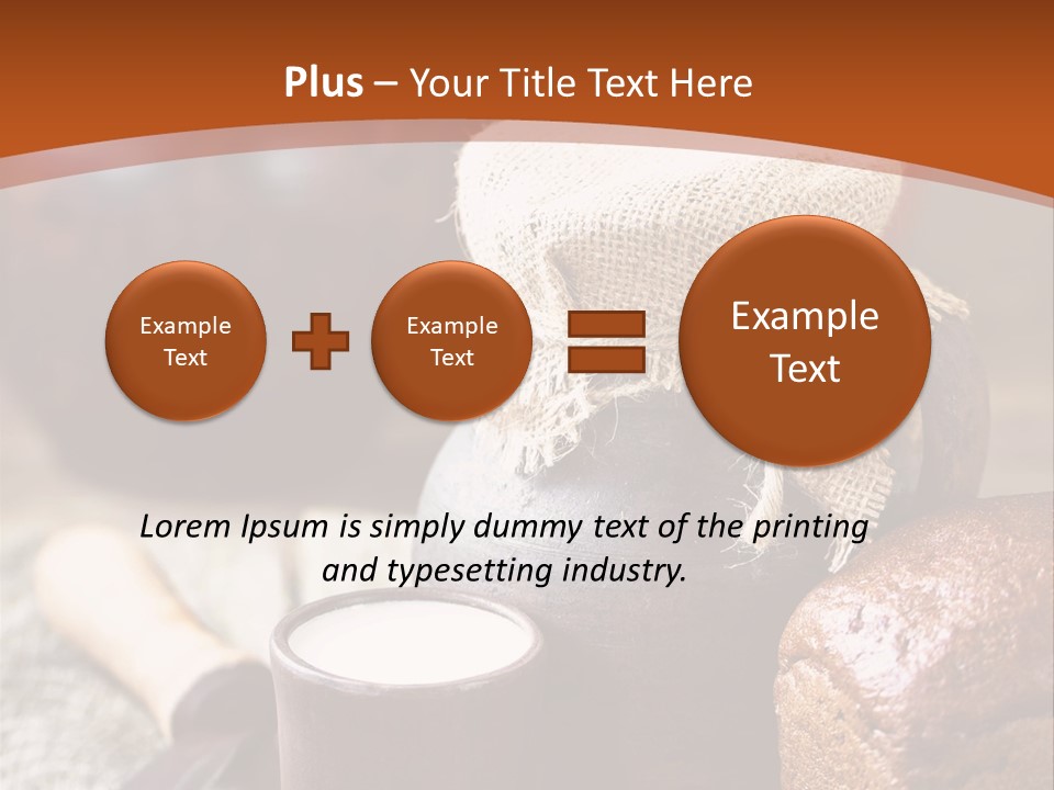 A Table Topped With A Loaf Of Bread And A Cup Of Coffee PowerPoint Template