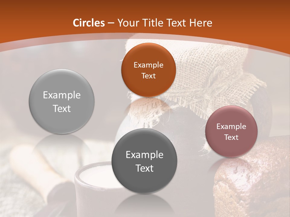 A Table Topped With A Loaf Of Bread And A Cup Of Coffee PowerPoint Template