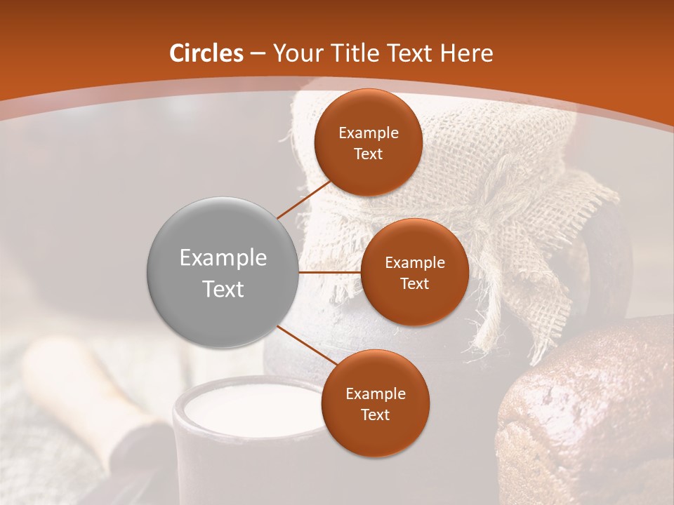 A Table Topped With A Loaf Of Bread And A Cup Of Coffee PowerPoint Template