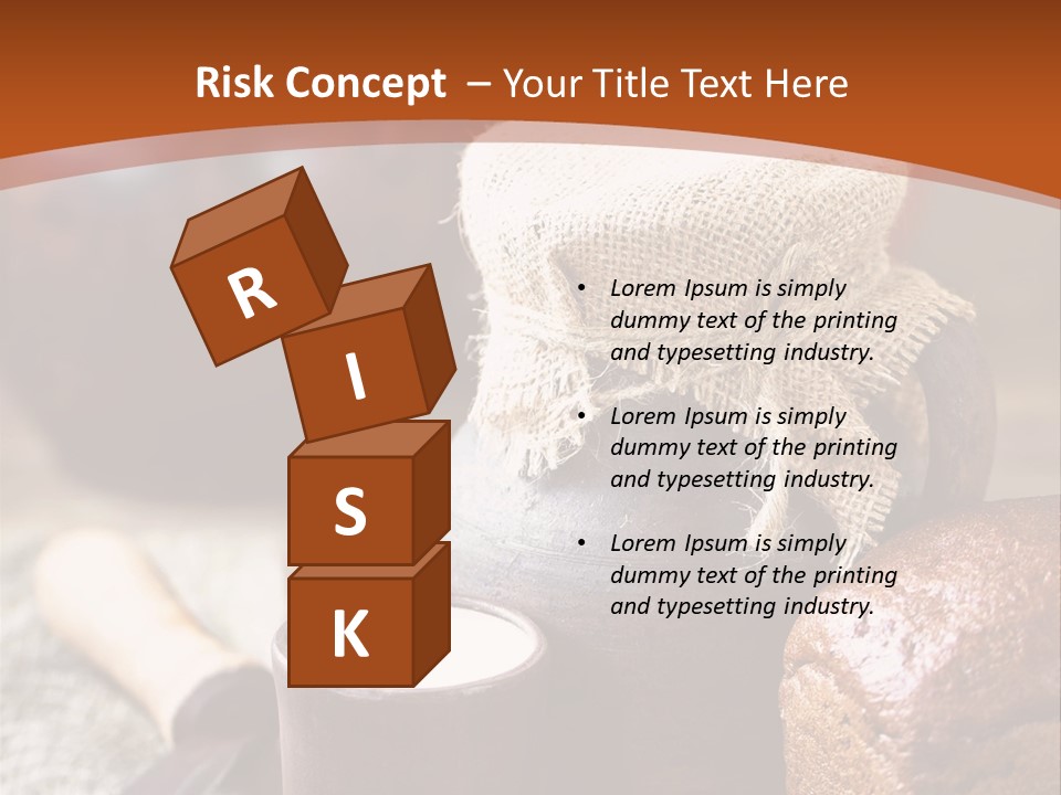 A Table Topped With A Loaf Of Bread And A Cup Of Coffee PowerPoint Template