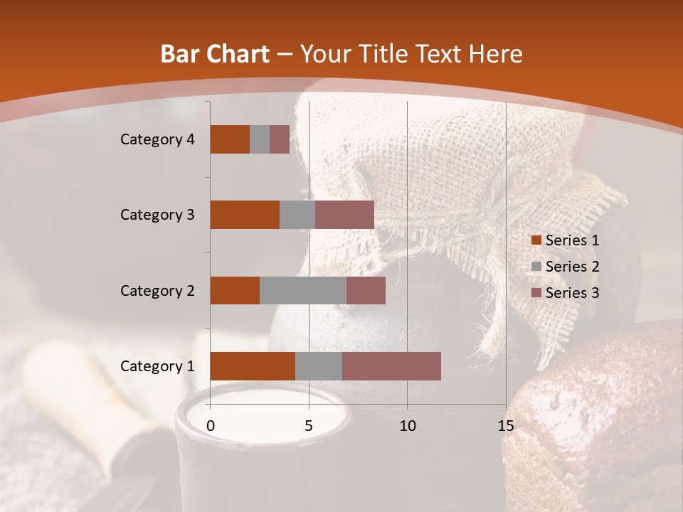 A Table Topped With A Loaf Of Bread And A Cup Of Coffee PowerPoint Template