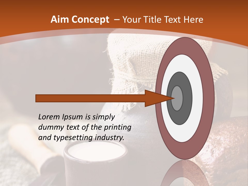 A Table Topped With A Loaf Of Bread And A Cup Of Coffee PowerPoint Template