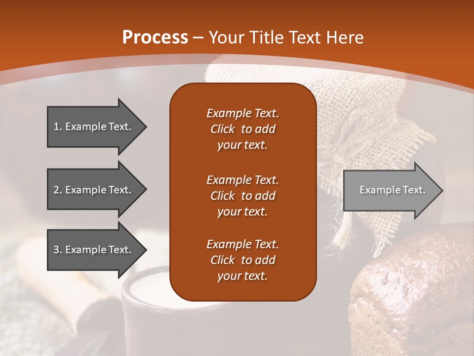 A Table Topped With A Loaf Of Bread And A Cup Of Coffee PowerPoint Template