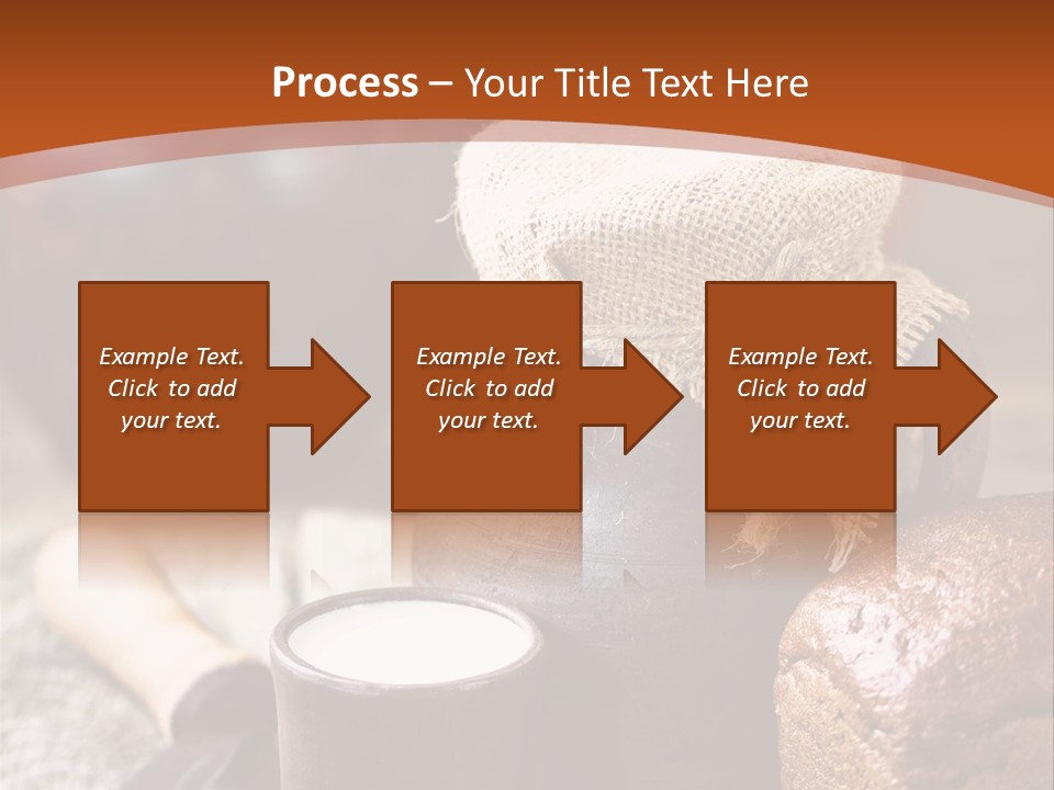A Table Topped With A Loaf Of Bread And A Cup Of Coffee PowerPoint Template