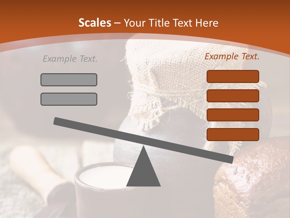 A Table Topped With A Loaf Of Bread And A Cup Of Coffee PowerPoint Template
