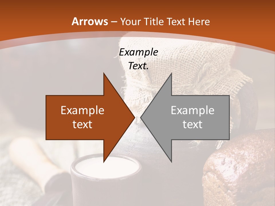 A Table Topped With A Loaf Of Bread And A Cup Of Coffee PowerPoint Template