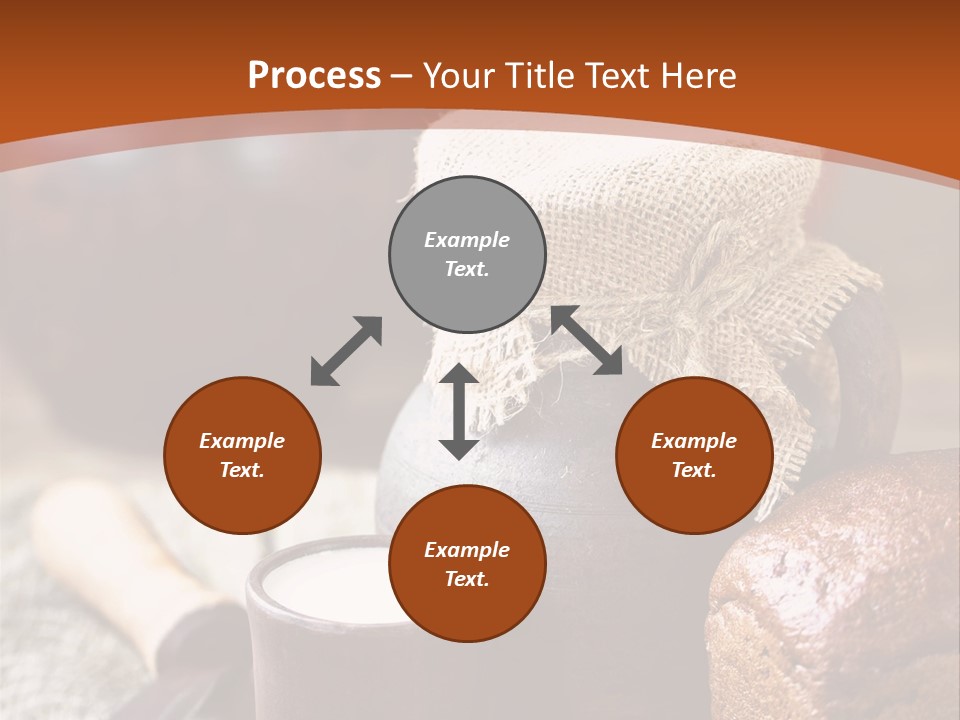 A Table Topped With A Loaf Of Bread And A Cup Of Coffee PowerPoint Template